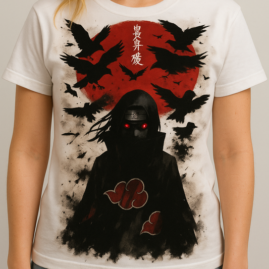 Itachi Uchiha “Crows & Blood Moon” Tee